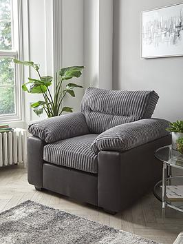 Product photograph of Armstrong Armchair - Grey - Fsc Reg Certified from very.co.uk