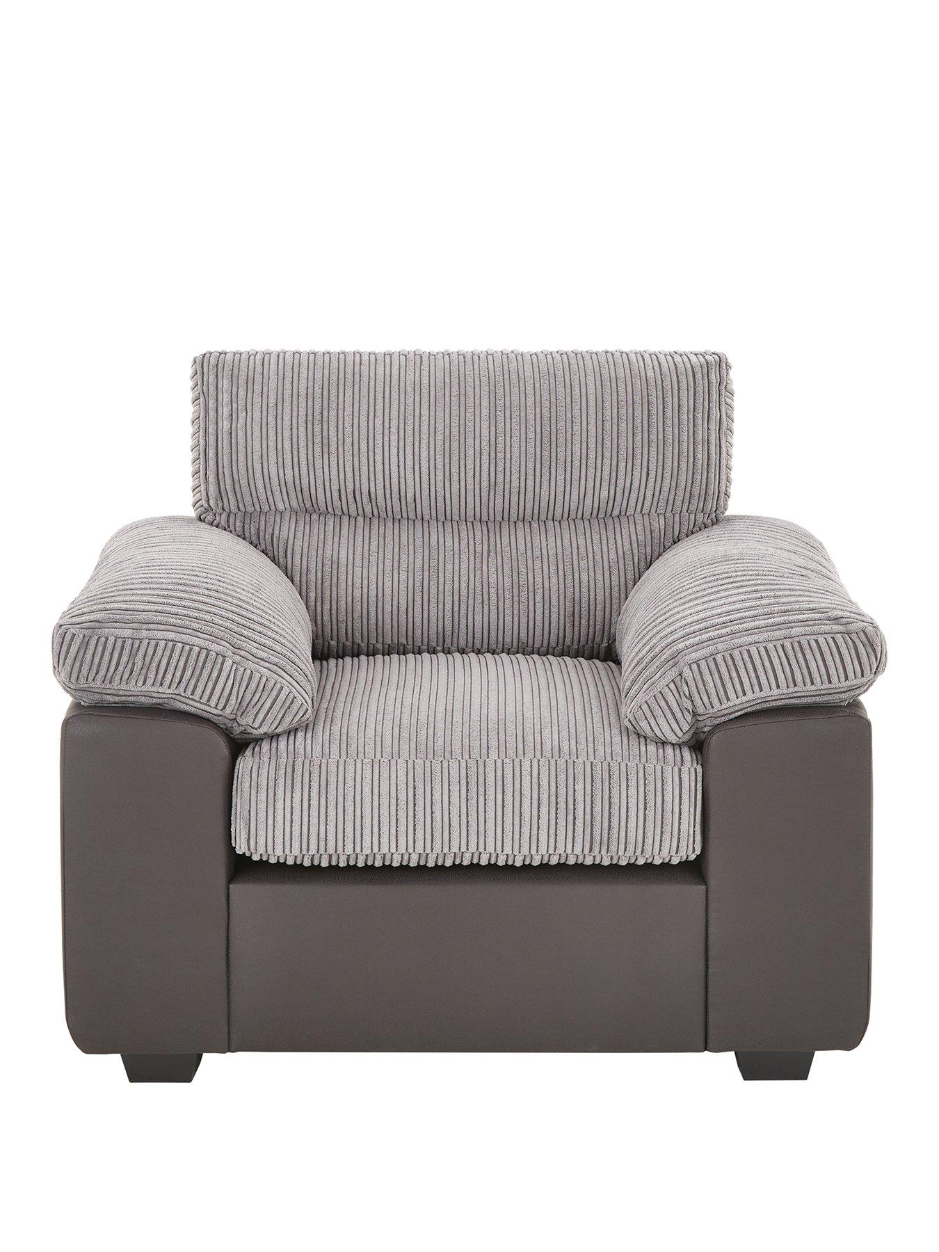 Image 2 of 6 of The Very Collection Armstrong Armchair -&nbsp;Grey