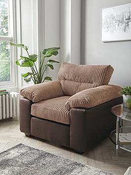 Product photograph of Armstrong Armchair - Brown - Fsc Reg Certified from very.co.uk
