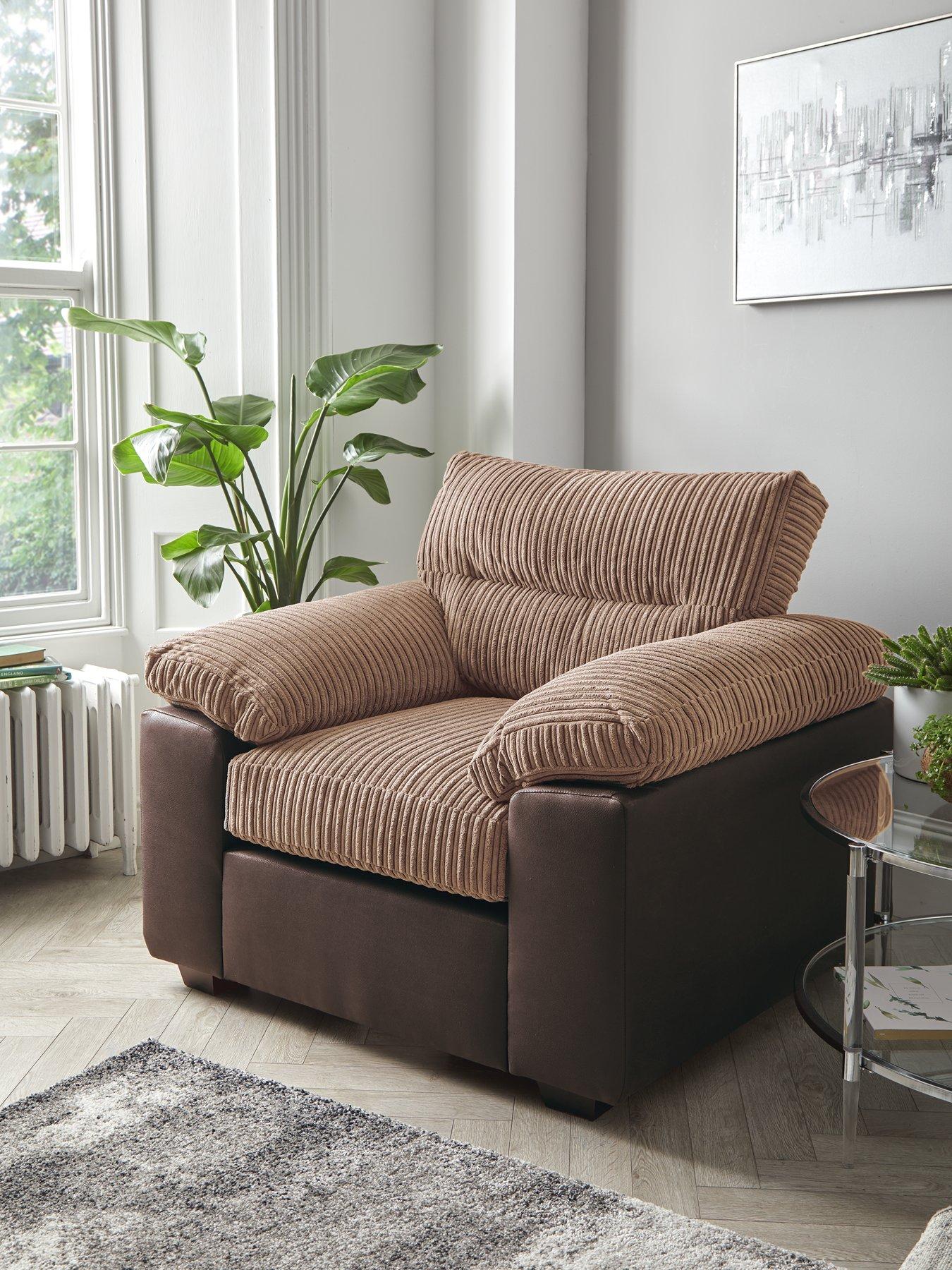 Very Home Armstrong Armchair - Brown