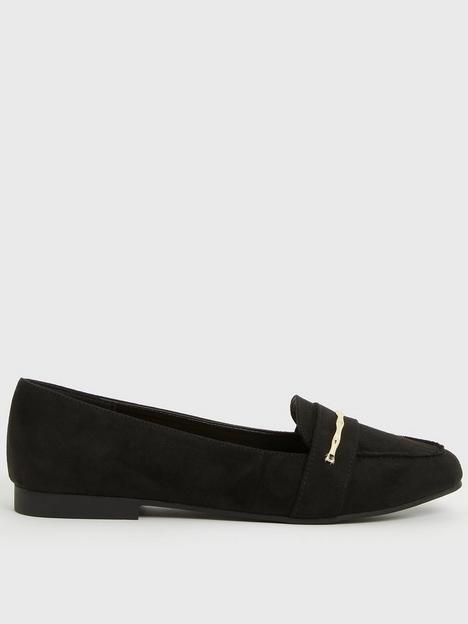 new-look-black-kamboo-loafers