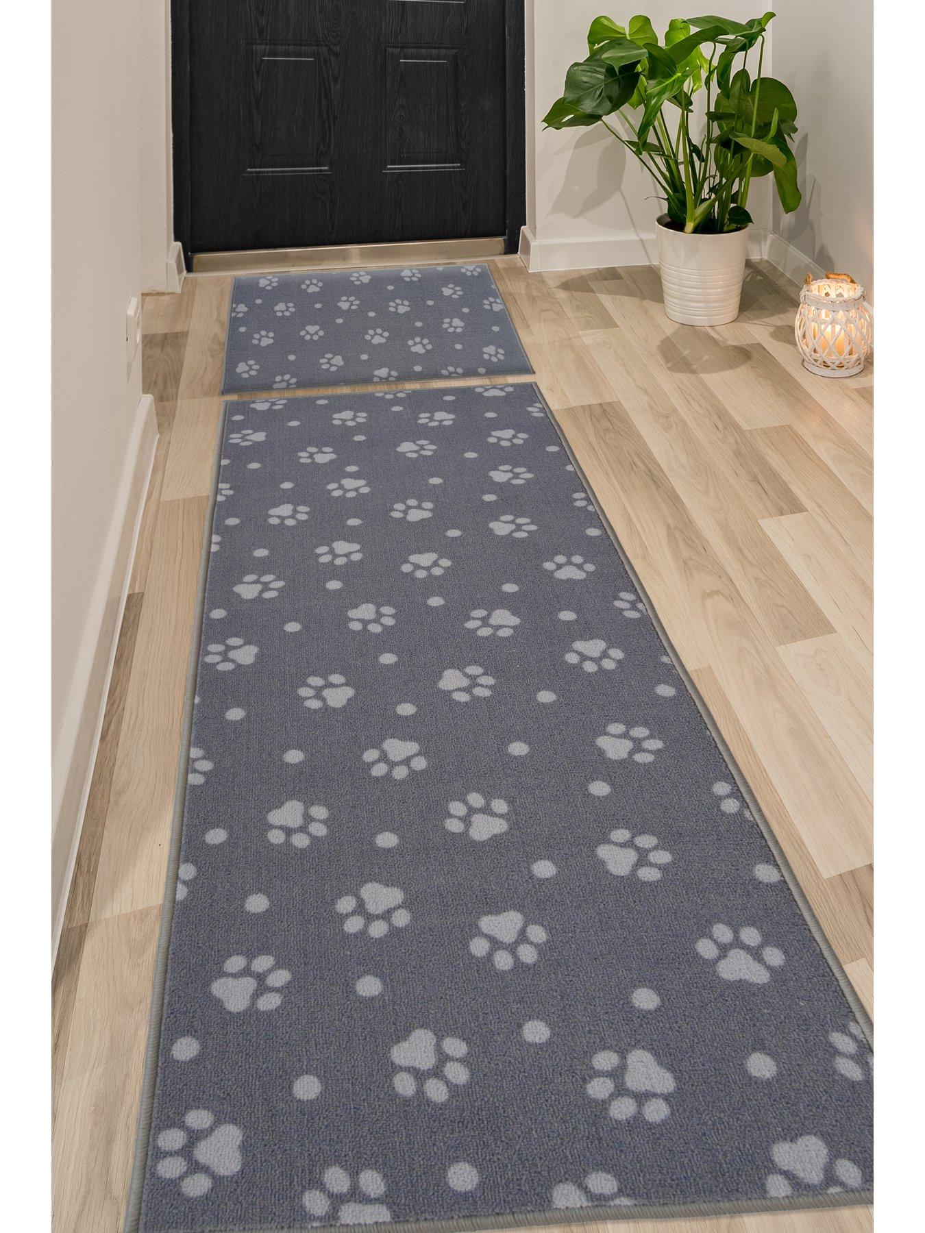 Paw Print Doormat & Runner Set very.co.uk