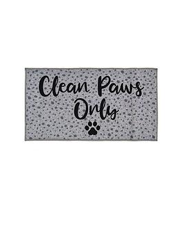 Product photograph of Clean Paws Only Pet Boot Mat from very.co.uk