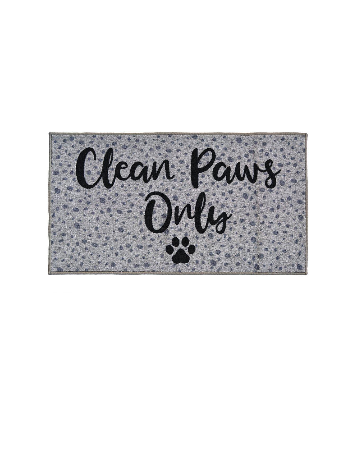 The Very Collection Clean Paws Only Pet Boot Mat - Grey