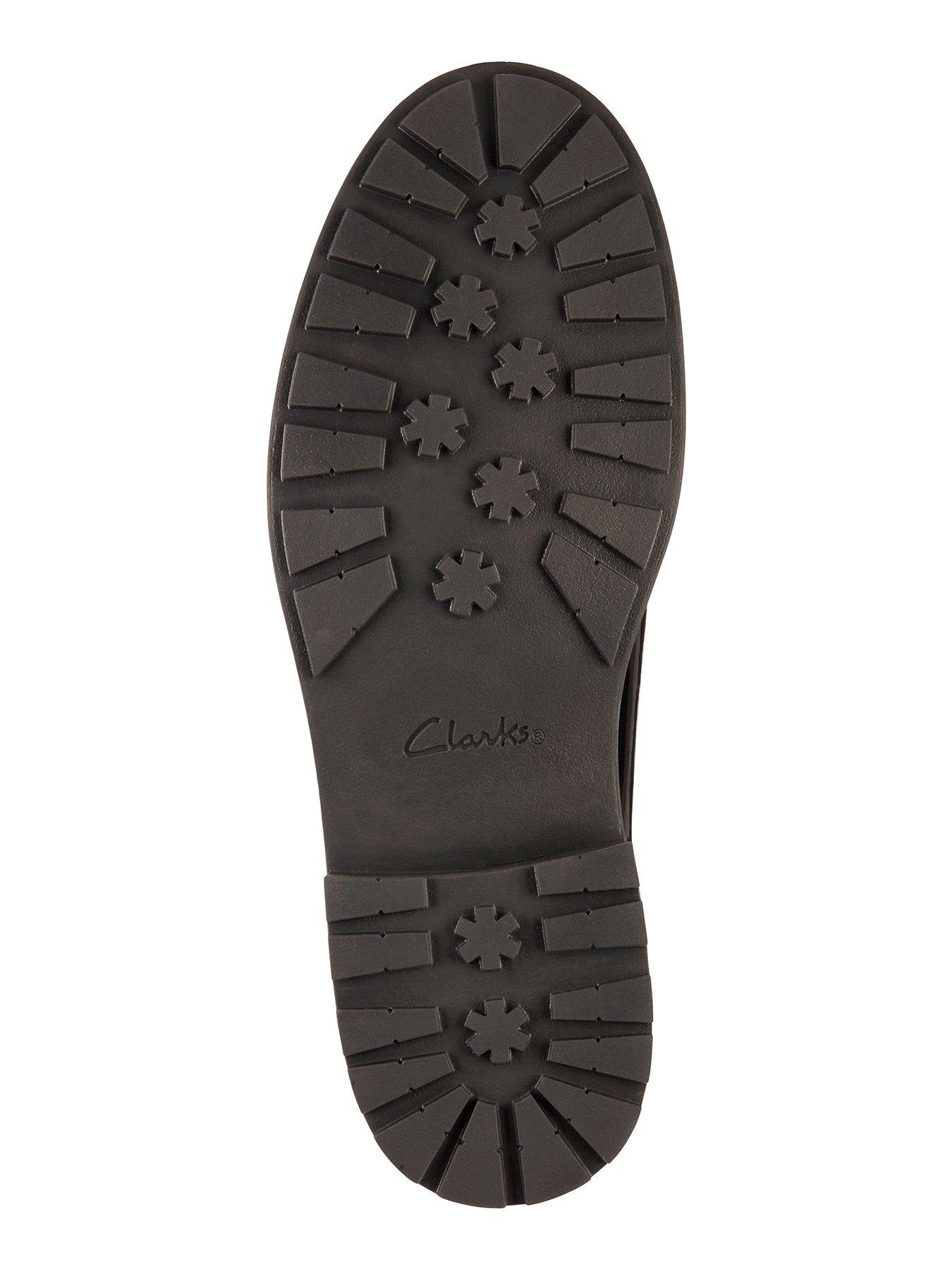 Clarks Women's Orinoco2 Up Ankle Boot - Zip Front With Stretch Panel & Cushion Plus Footbed