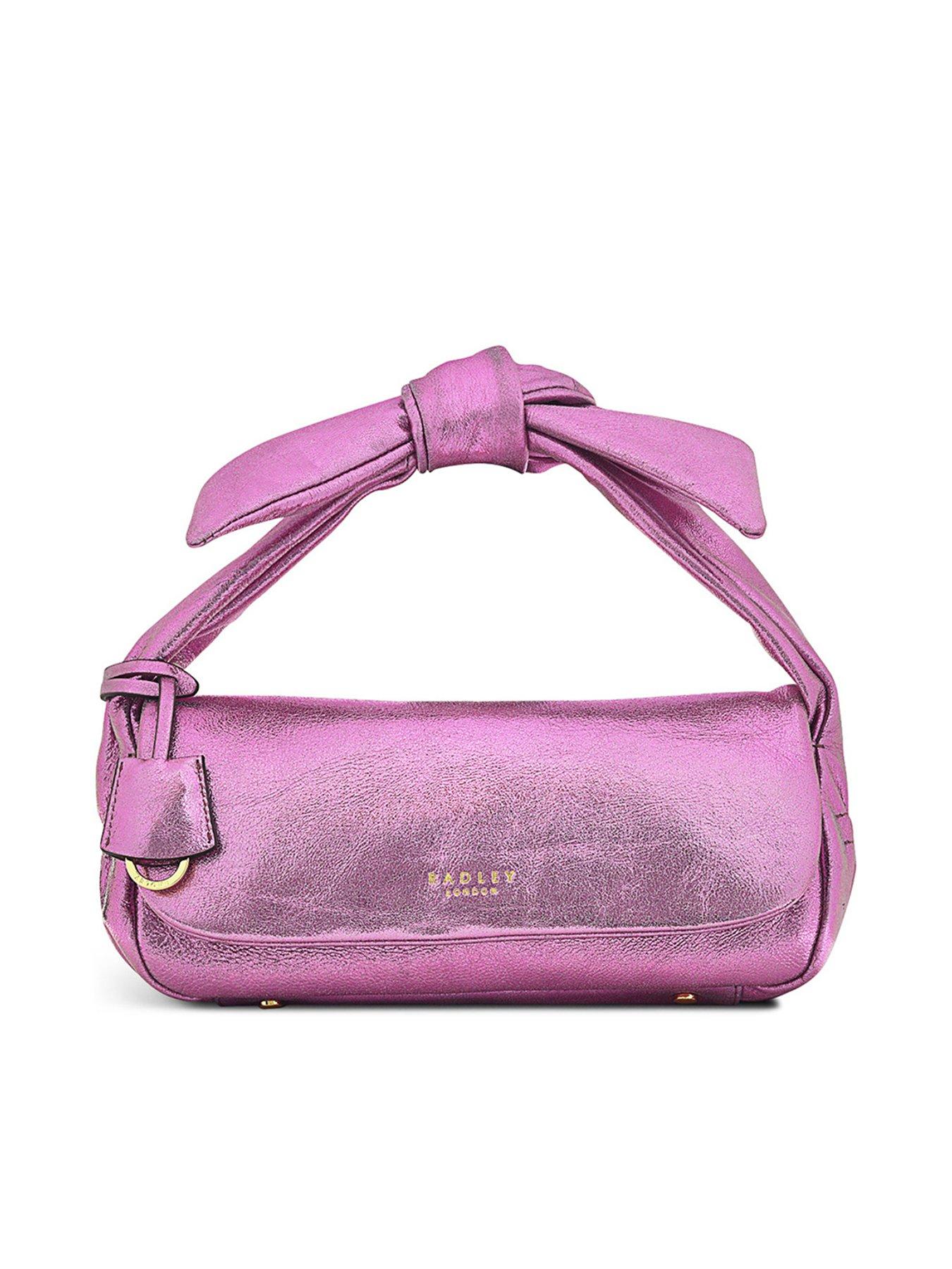 Balmain Logo Leather Clutch Bag in Rose Womens Bags Clutches and evening bags - Save 7% Pink 
