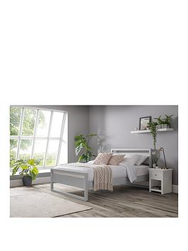 Product photograph of Julian Bowen Venice Bed - Grey from very.co.uk