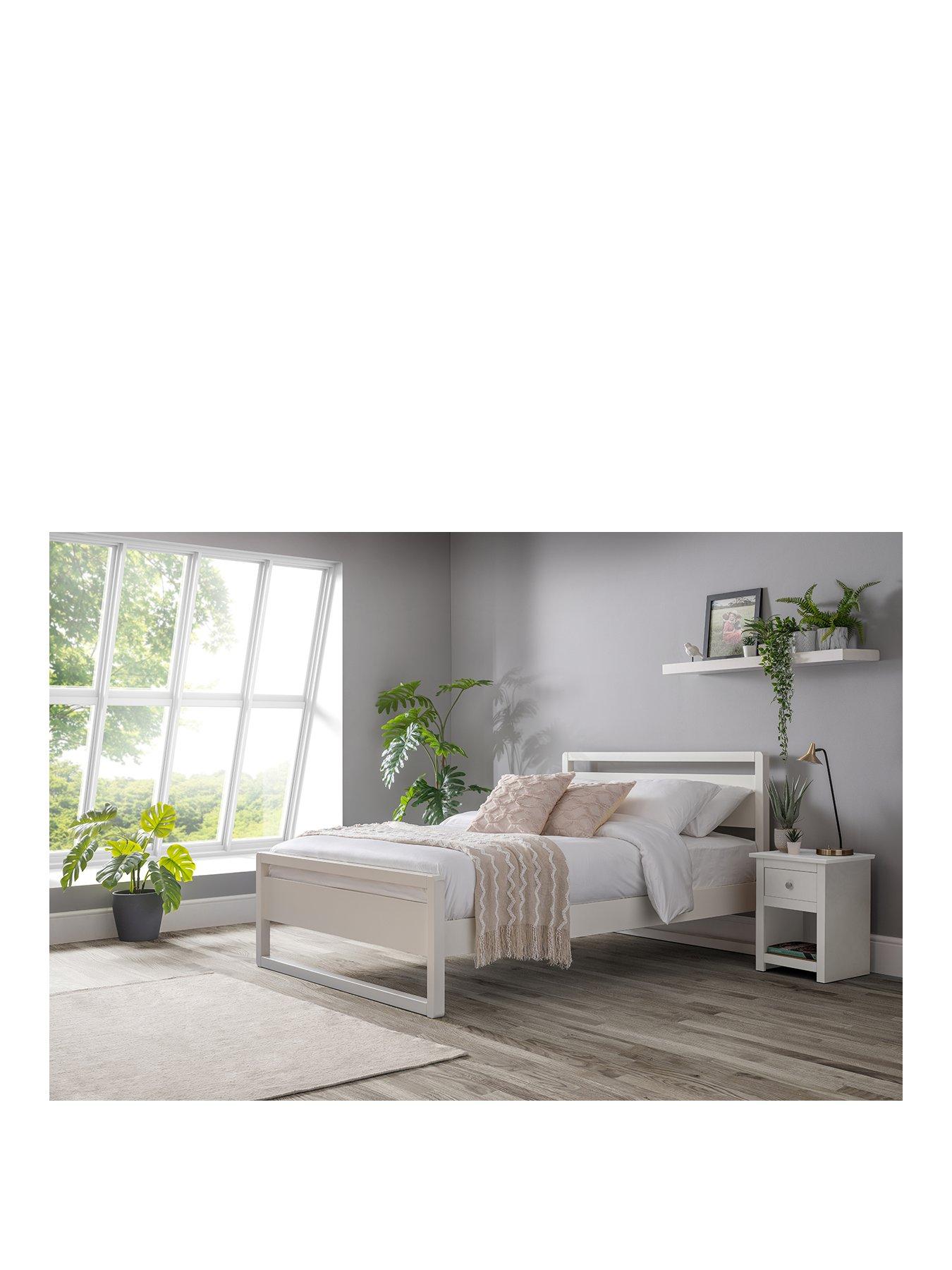 Product photograph of Julian Bowen Venice Bed - White from very.co.uk