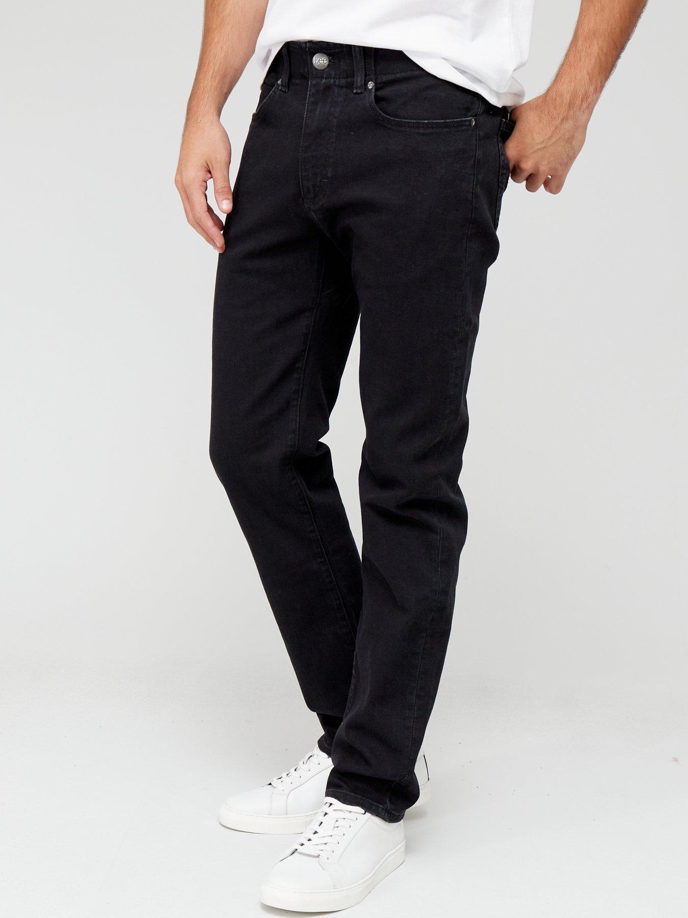 Lee Extreme Motion Slim Fit MVP Jeans - Black | very.co.uk