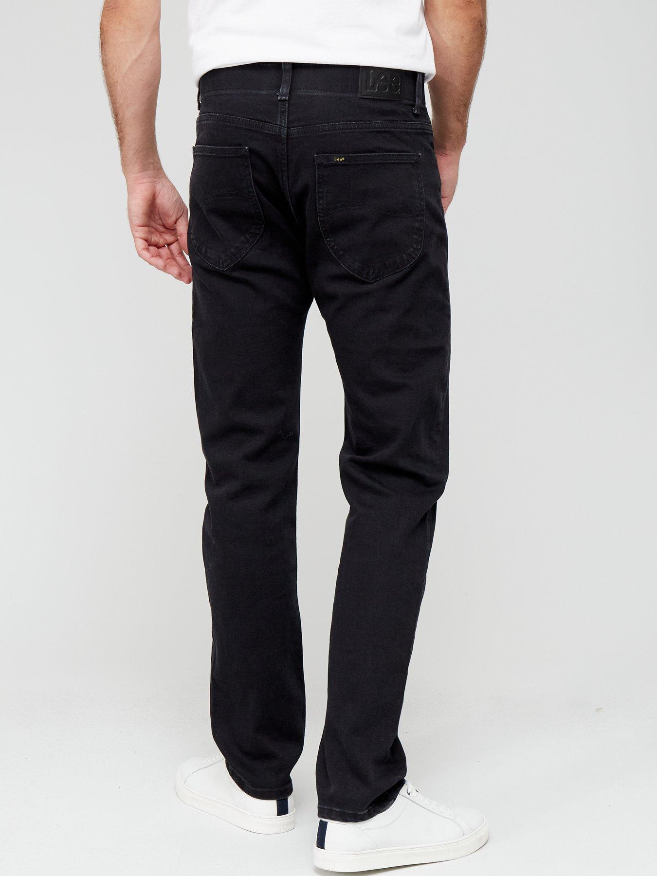 Lee Extreme Motion Slim Fit MVP Jeans Black very.co.uk
