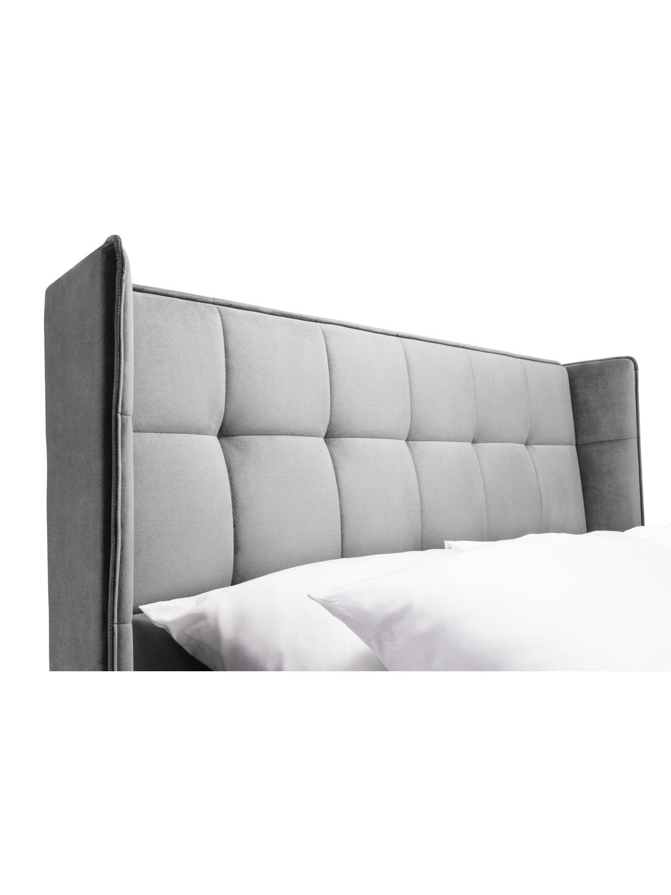 Image 3 of 6 of Julian Bowen Gatsby&nbsp;Fabric&nbsp;Bed - Grey