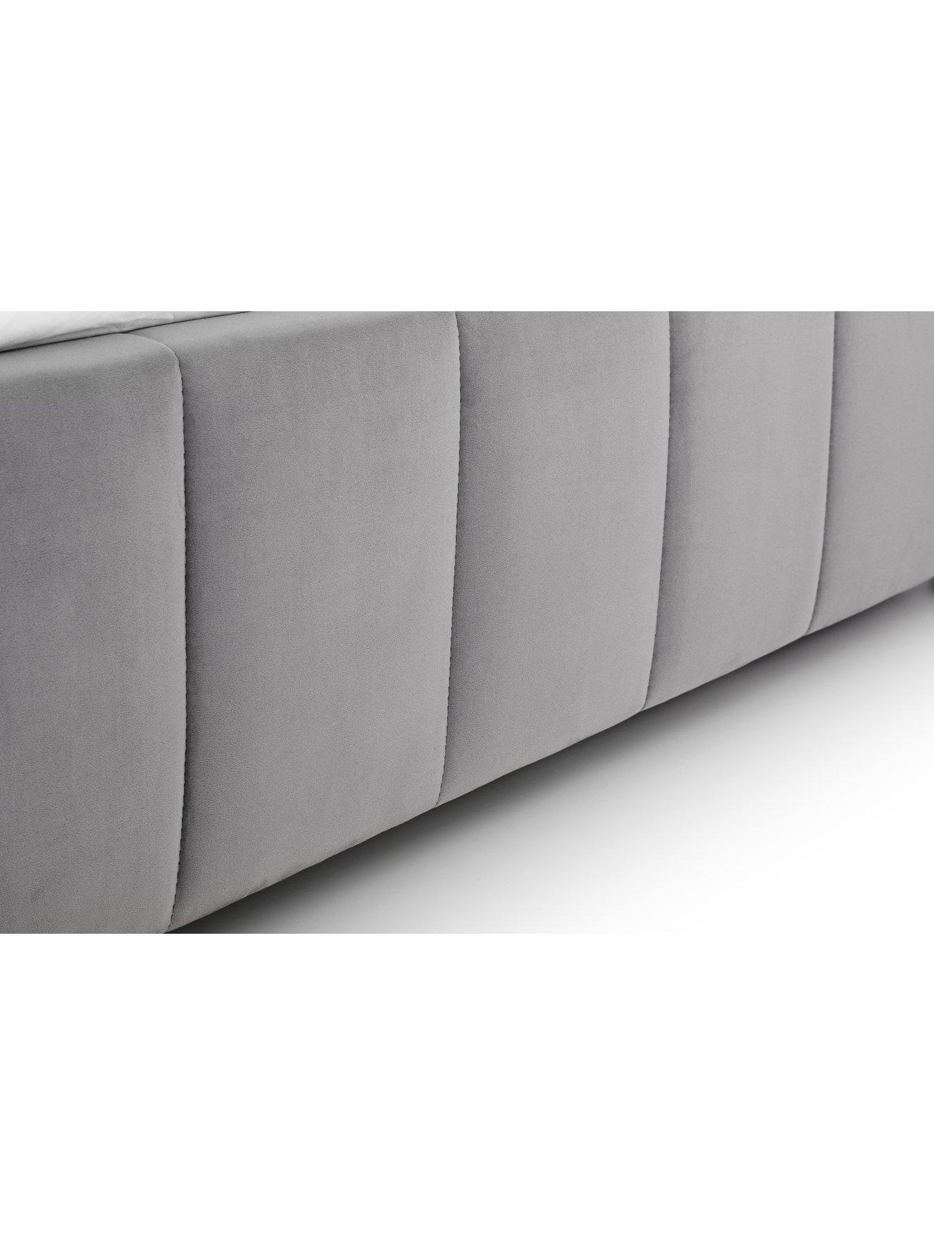 Image 4 of 6 of Julian Bowen Gatsby&nbsp;Fabric&nbsp;Bed - Grey