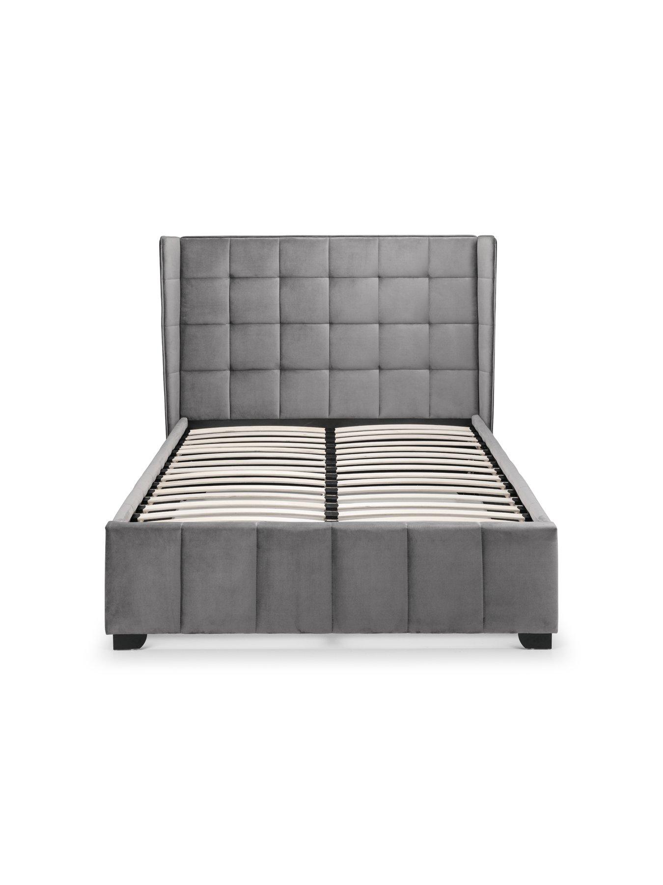 Julian Bowen Gatsby Fabric Bed - Grey | Very.co.uk