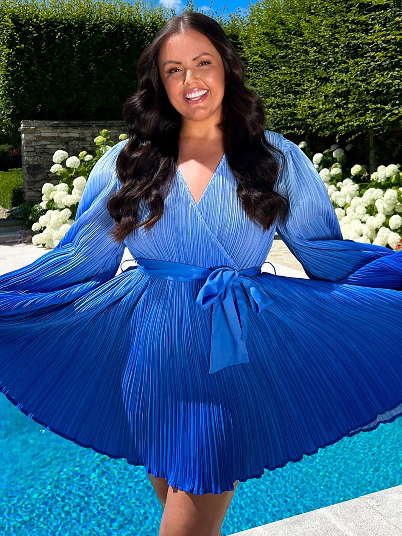 michelle keegan ombre dress