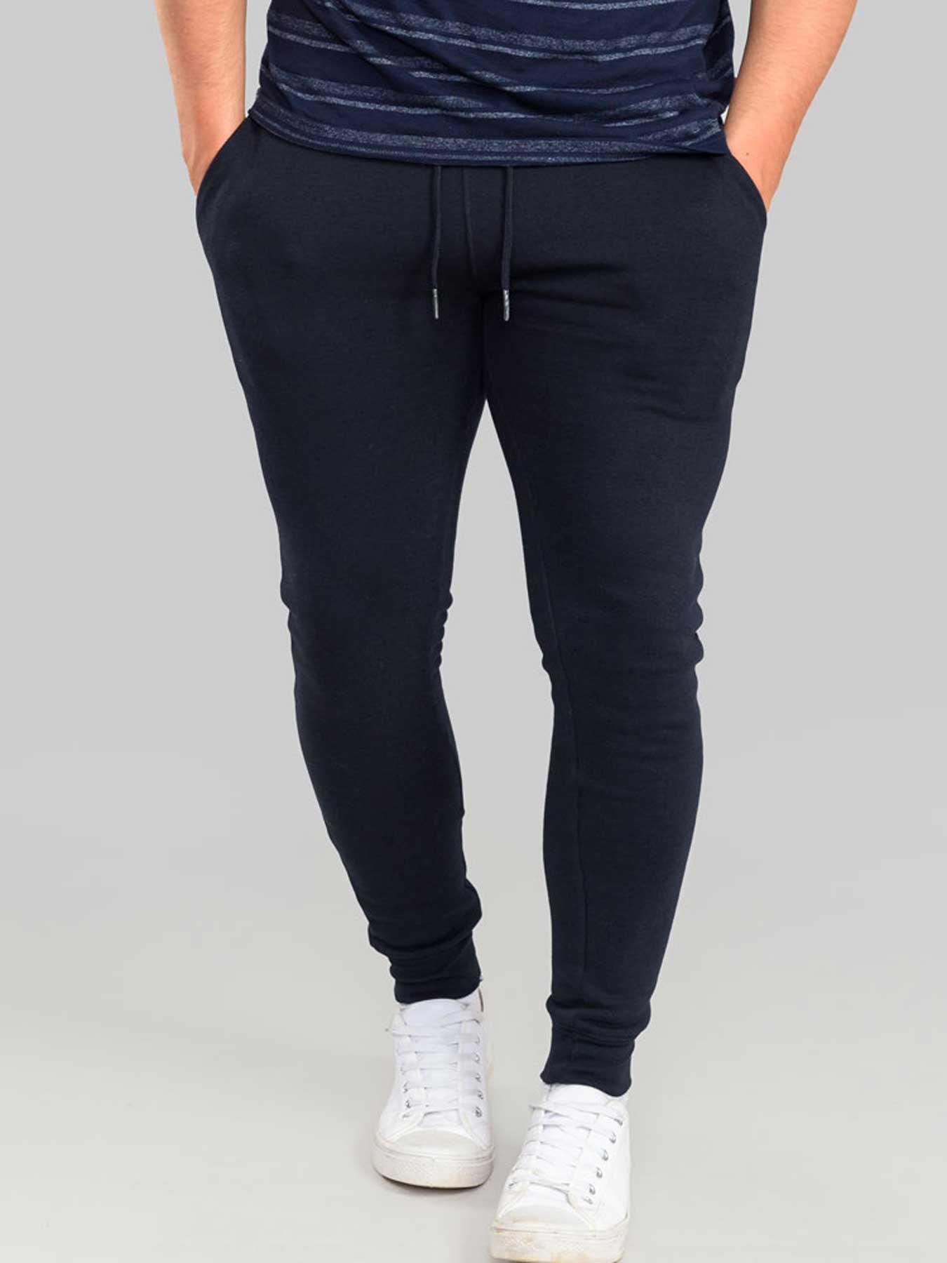 Mens jogging pants store with back pockets