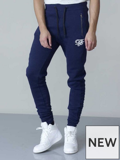 d555-couture-jogger-with-side-pleats-and-embroidery-navy