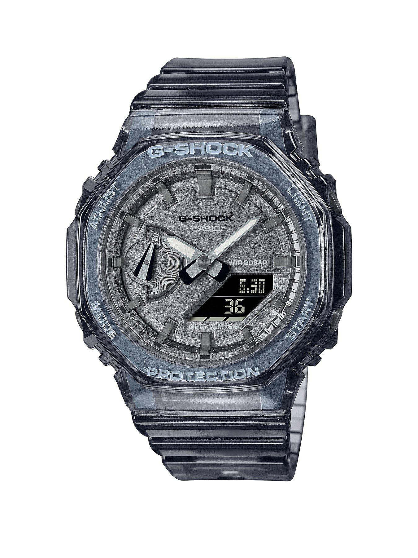 Casio see through discount watch