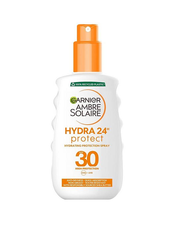 Image 1 of 5 of Garnier Ambre Solaire Ultra-Hydrating Shea Butter Sun Cream Spray SPF30 200ml (SAVE 35%)