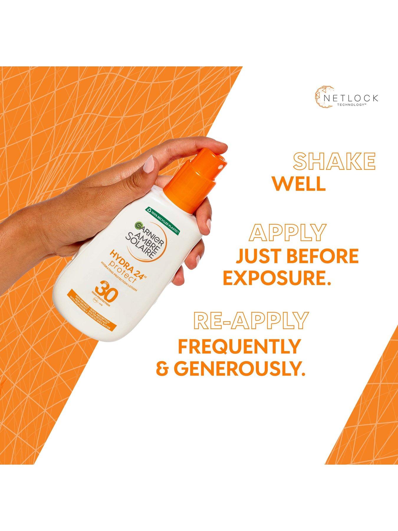 Image 4 of 5 of Garnier Ambre Solaire Ultra-Hydrating Shea Butter Sun Cream Spray SPF30 200ml