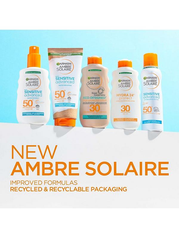 Image 5 of 5 of Garnier Ambre Solaire Ultra-Hydrating Shea Butter Sun Cream Spray SPF30 200ml (SAVE 35%)