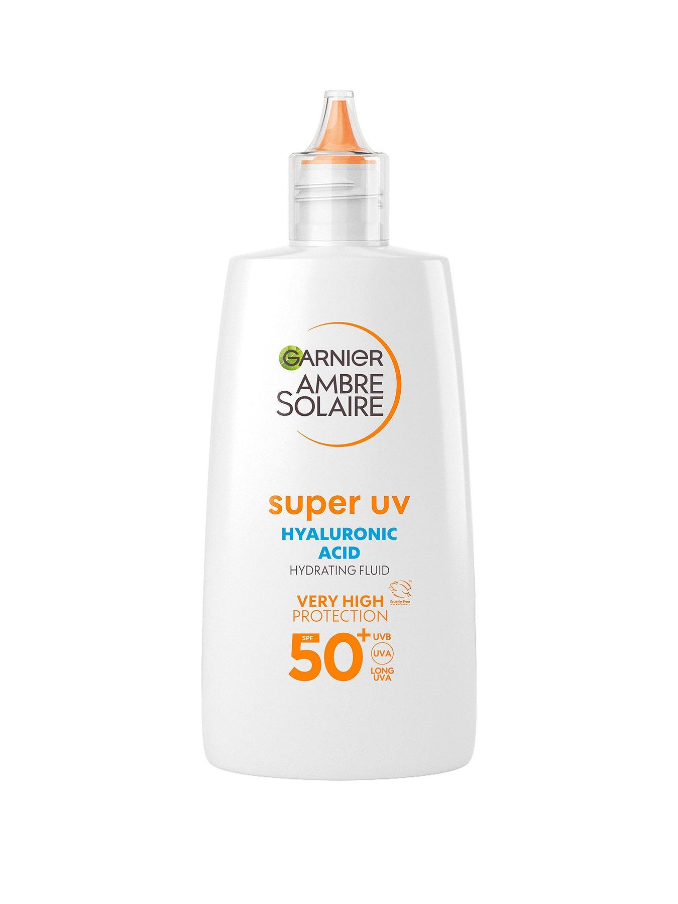 Image 1 of 8 of Garnier Ambre Solaire Anti-Dark Spots &amp; Anti-Pollution Super UV Protection Fluid SPF50+ 40ml