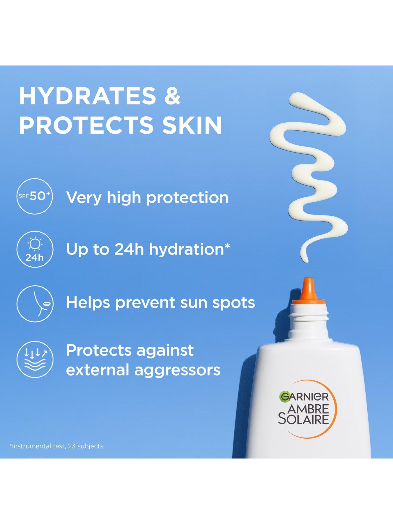 Image 2 of 8 of Garnier Ambre Solaire Anti-Dark Spots &amp; Anti-Pollution Super UV Protection Fluid SPF50+ 40ml