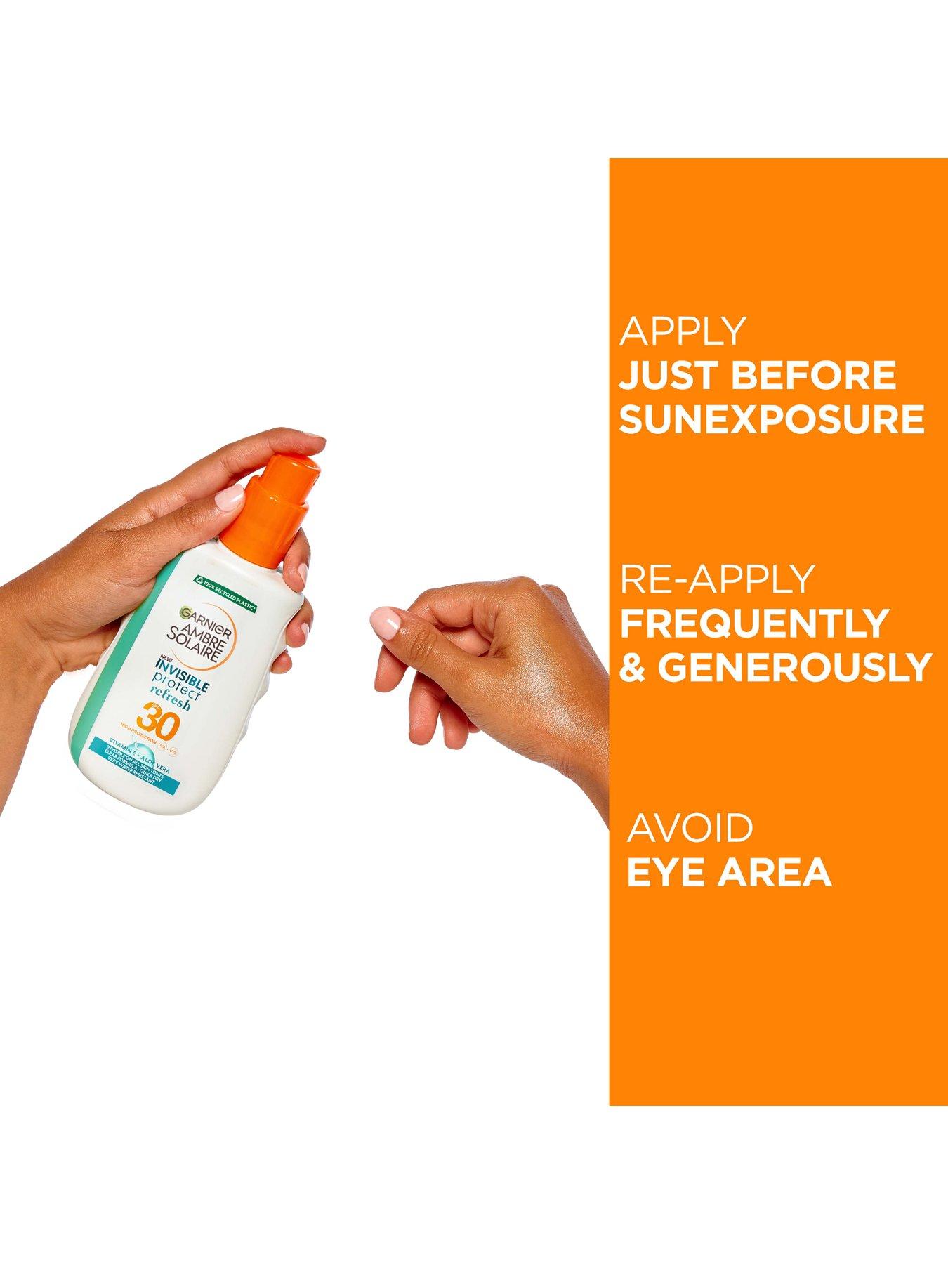 Image 3 of 5 of Garnier Ambre Solaire Clear Protect Transparent Sun Cream Protection Spray SPF30 200ml