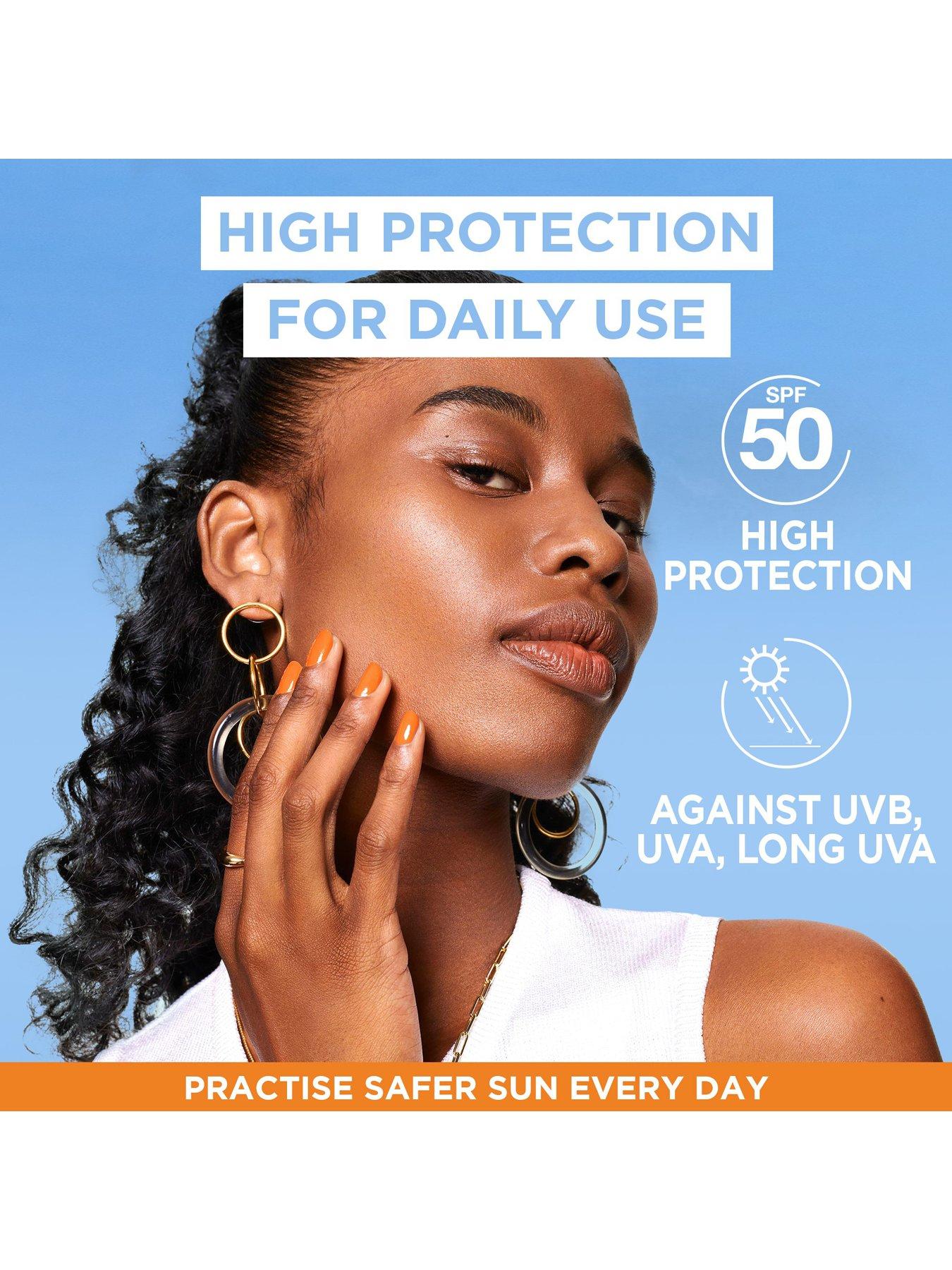Image 2 of 5 of Garnier Ambre Solaire Anti-age Super UV Face Protection Cream SPF50 50ml, With Niacinamide and Hyaluronic Acid (SAVE 17%)