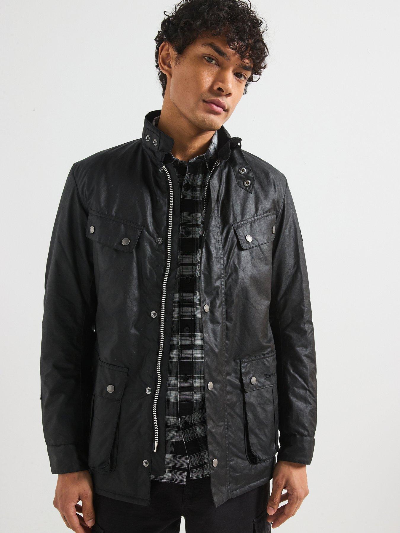 Duke Wax Jacket Black