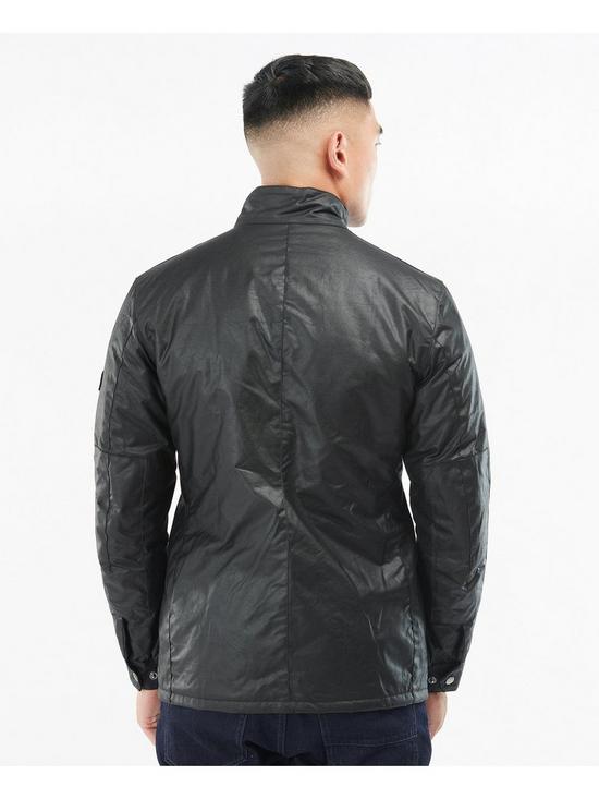 stillFront image of barbour-international-duke-wax-jacket-black