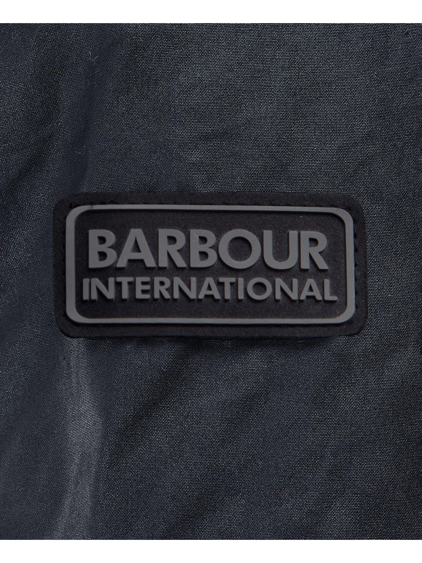 Image 5 of 5 of Barbour International Duke Wax Jacket - Navy