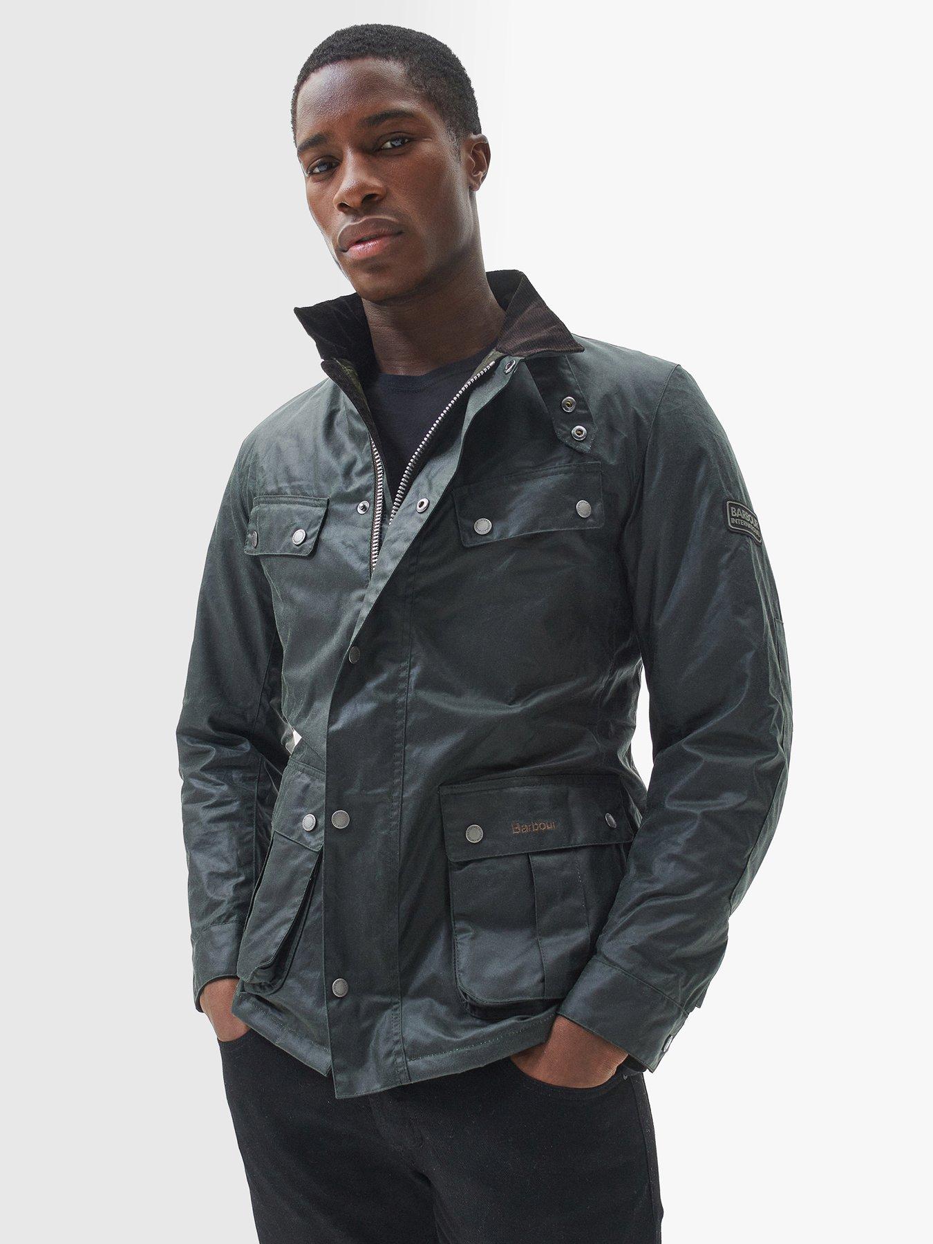 Barbour duke fashion jacket silver