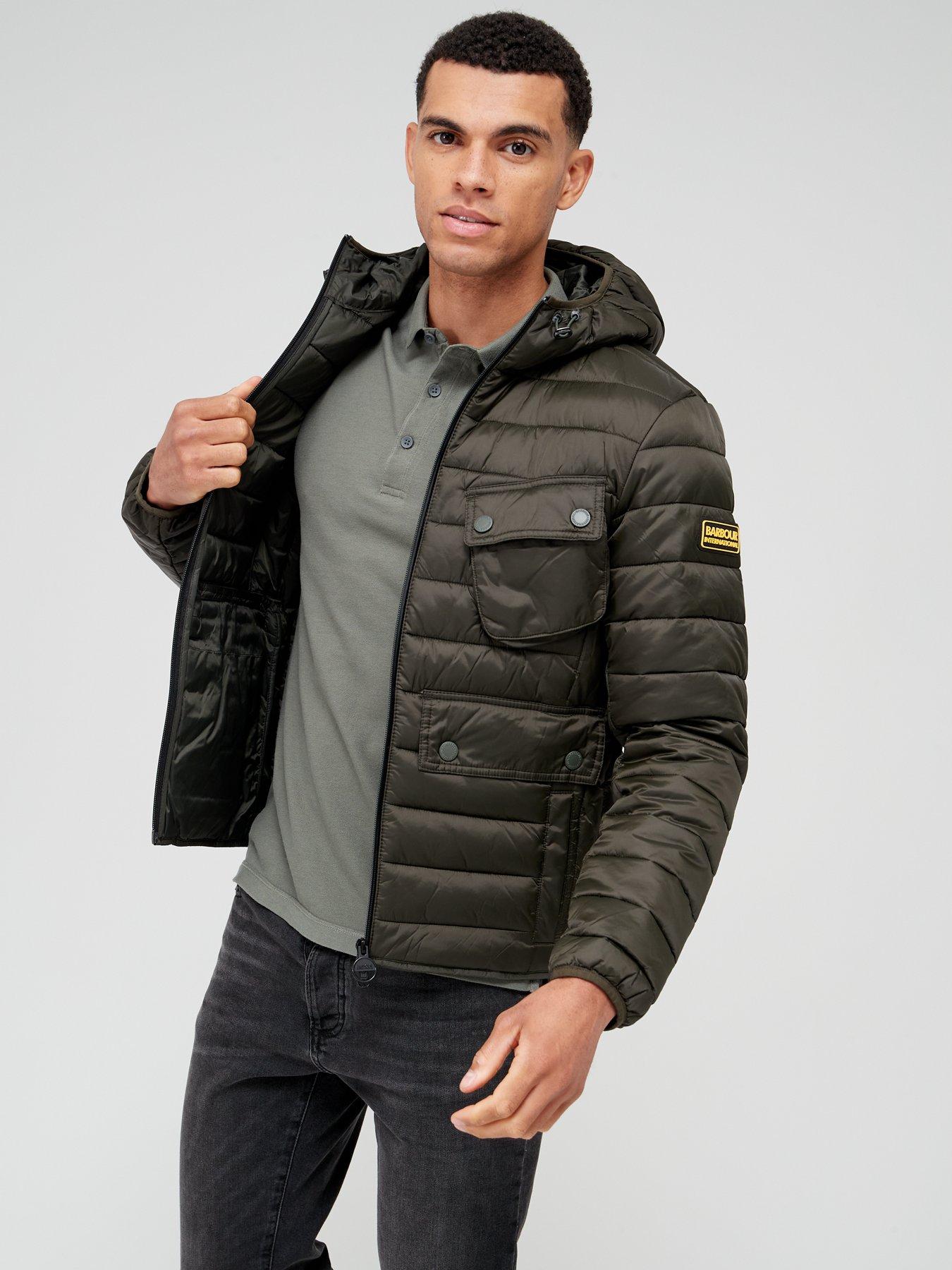 Barbour ouston deals hooded quilted jacket