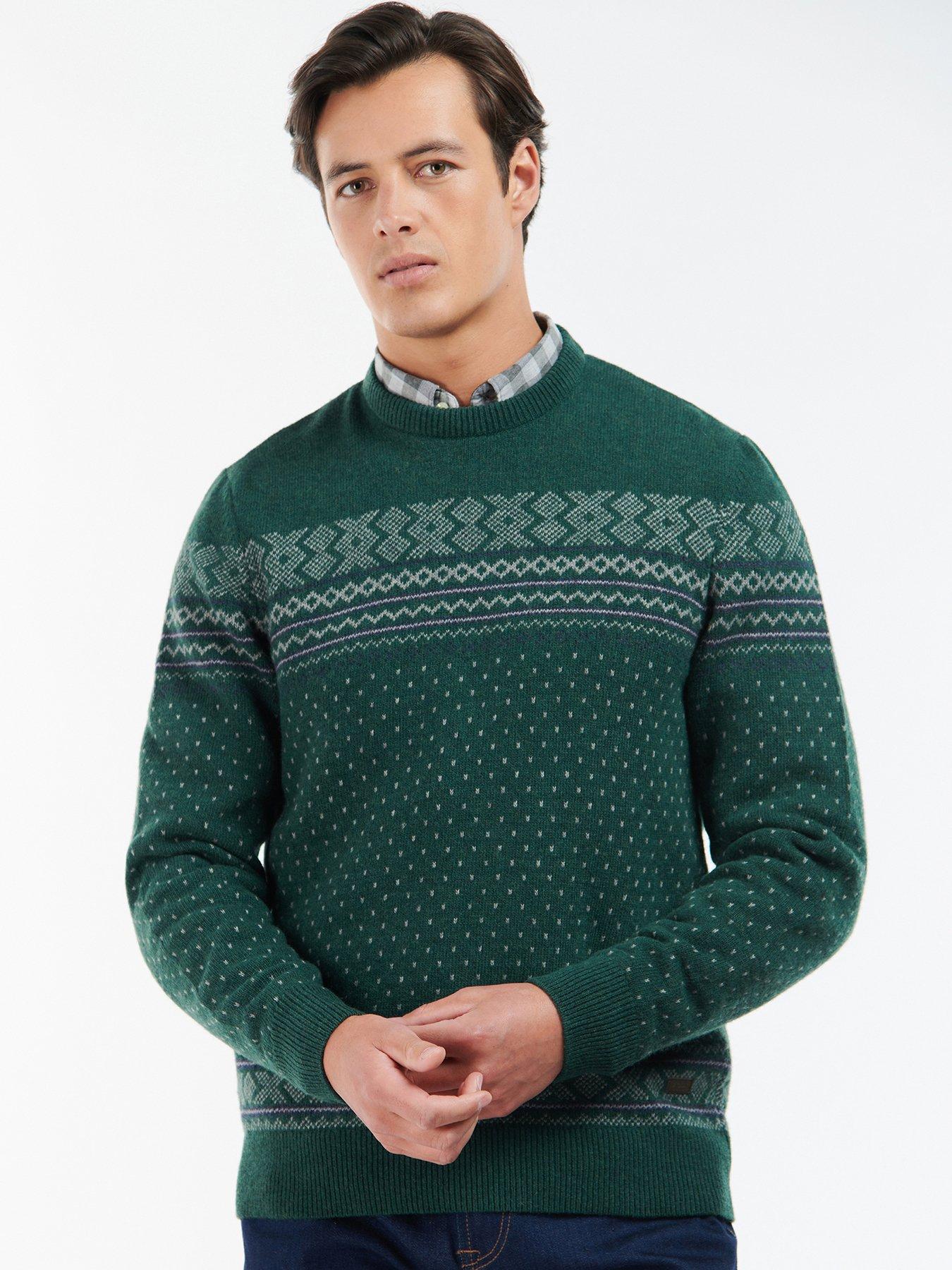 mens barbour knitwear sale