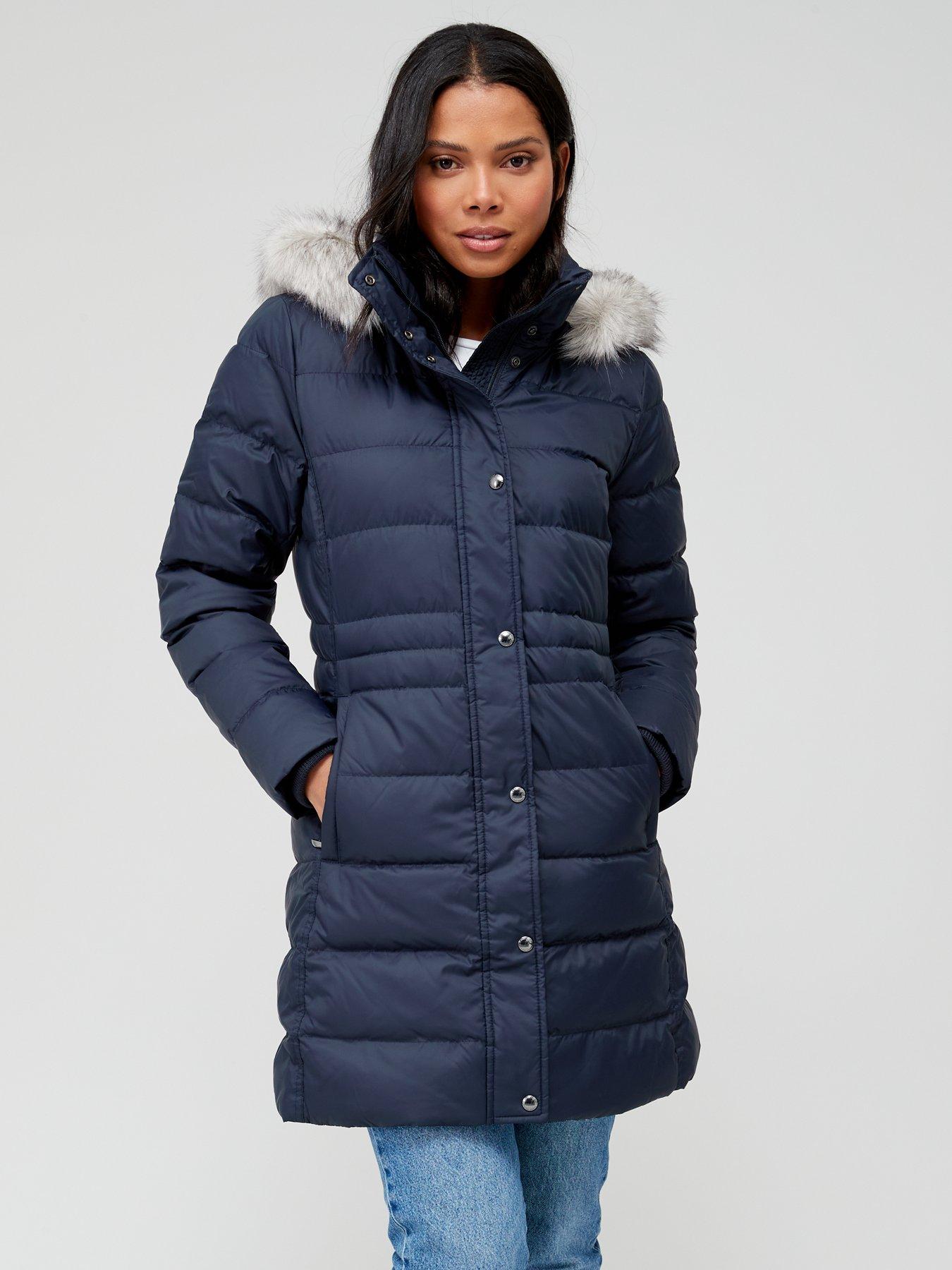 Tommy Hilfiger Tyra Down With Fur - Blue |