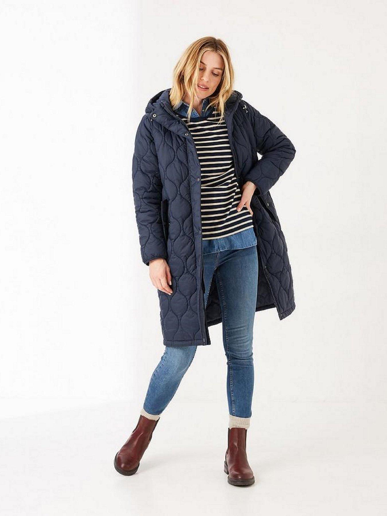 FatFace Joanne Padded Coat - Blue | very.co.uk