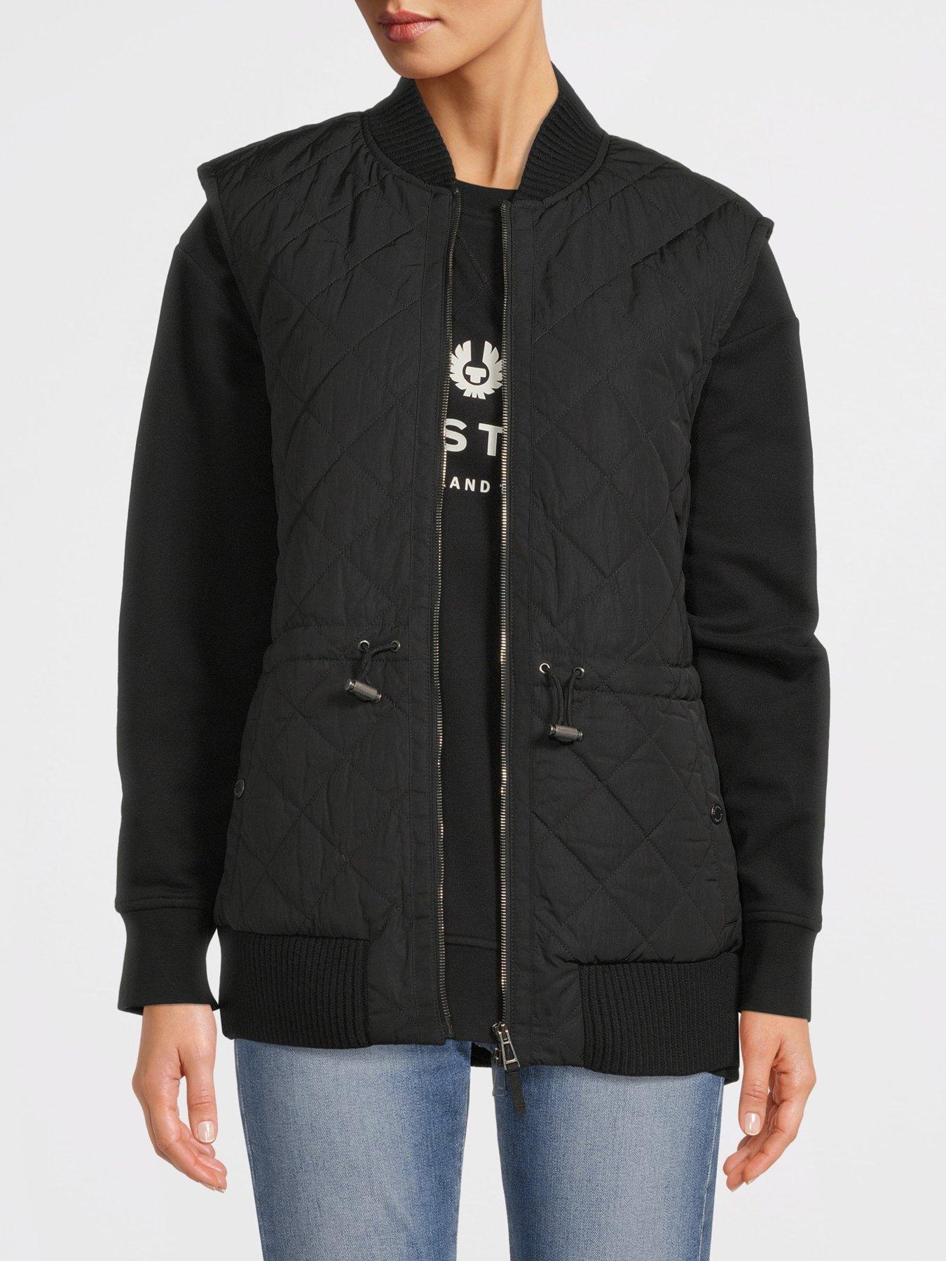 Delancy Quilted Gilet Black