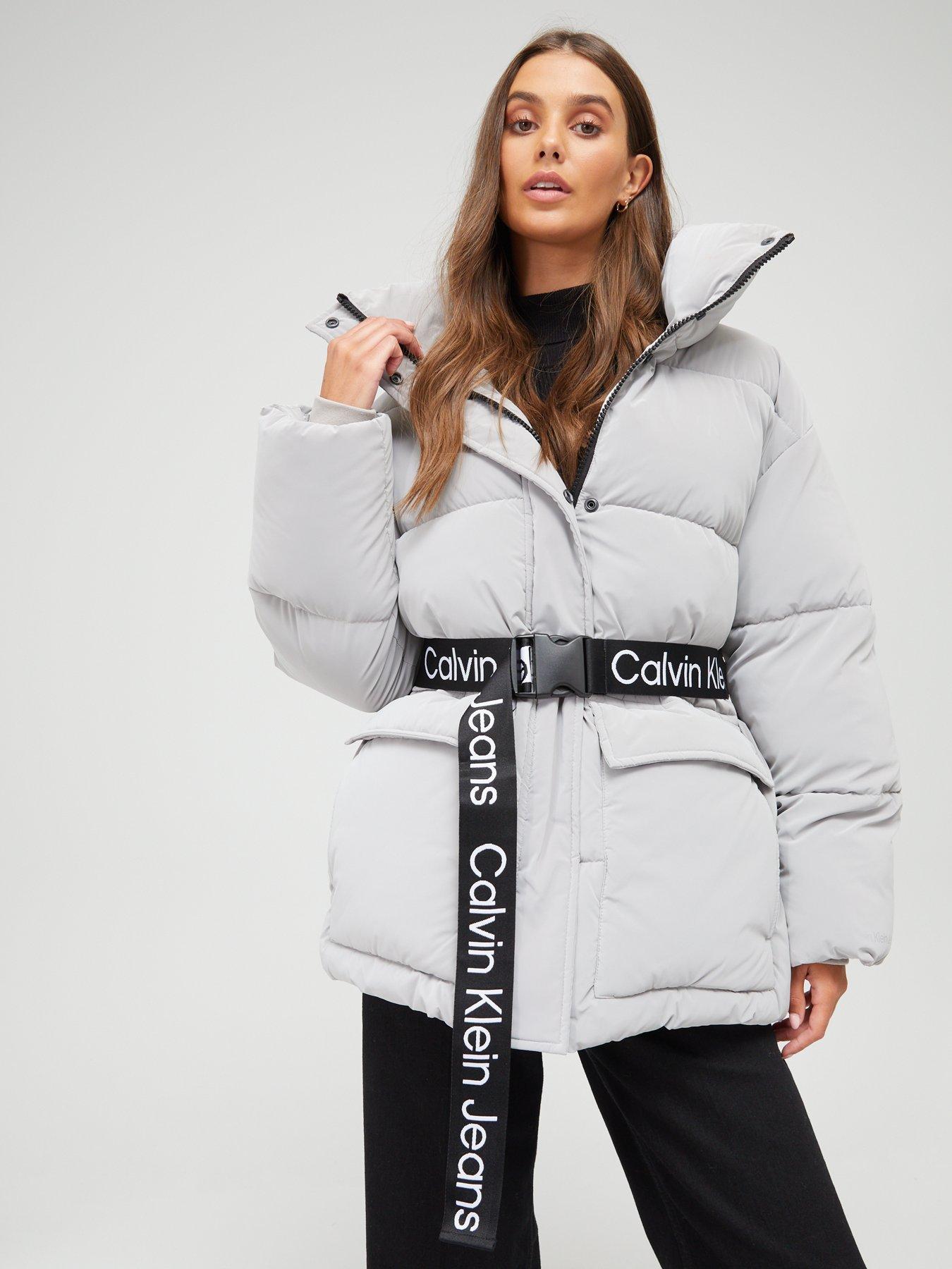 Calvin klein store coat grey