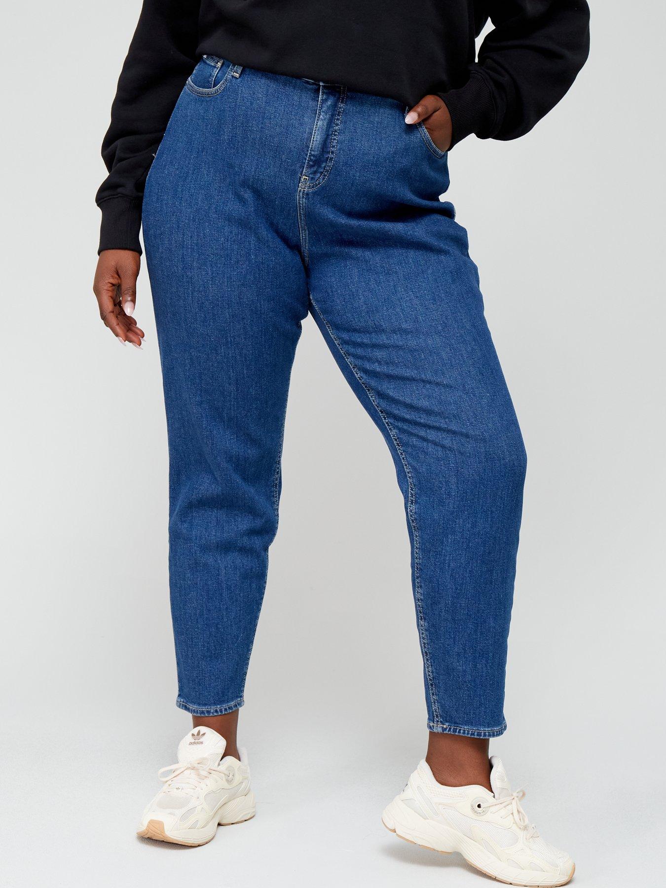 Calvin Klein Jeans Plus Mom Jean - Blue 