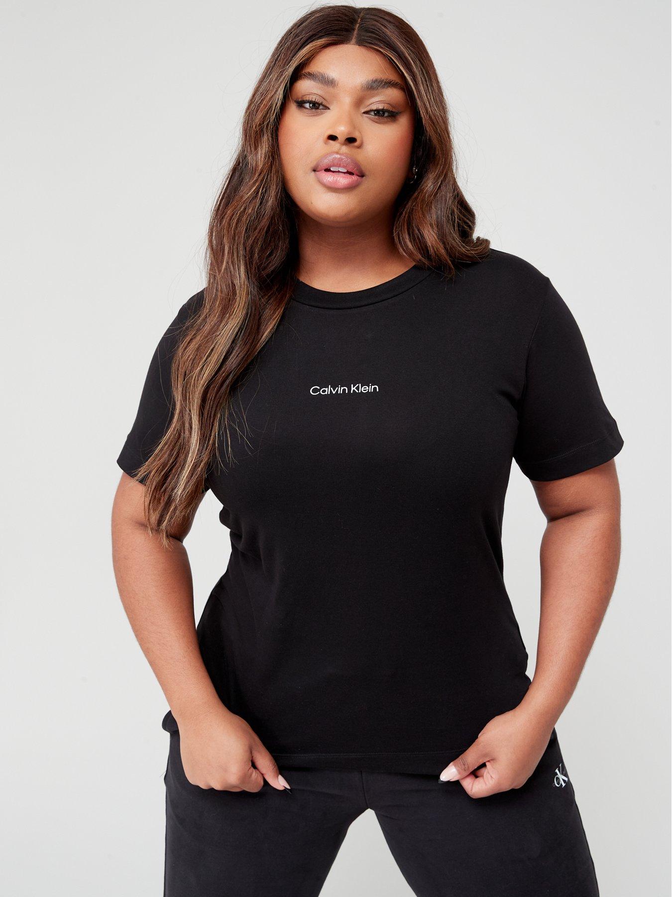 Plus size calvin klein t clearance shirt