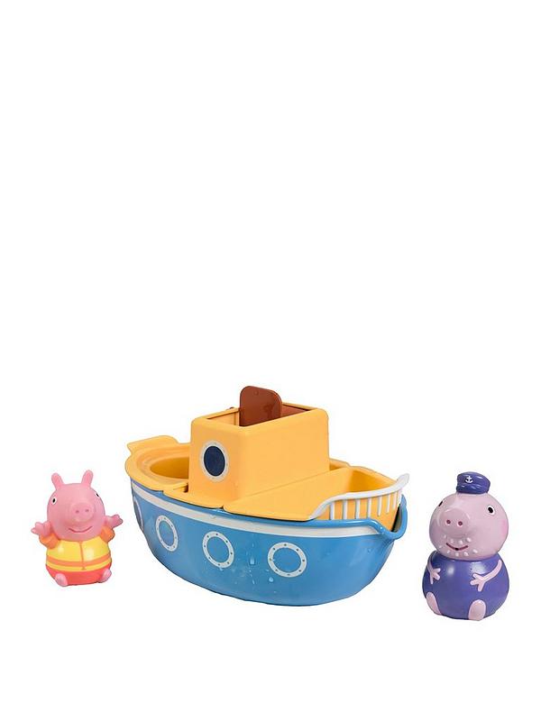Image 1 of 6 of Peppa Pig Grandpa Pig's Splash &amp; Pour Boat