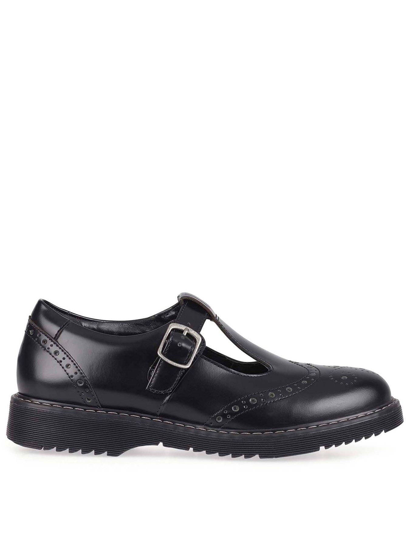 Girls black patent school on sale shoes