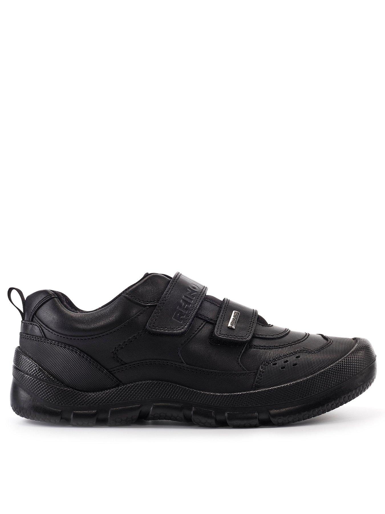 start-rite-startrite-trooper-boys-waterproof-nbspleather-double-riptape-durable-school-shoes-black