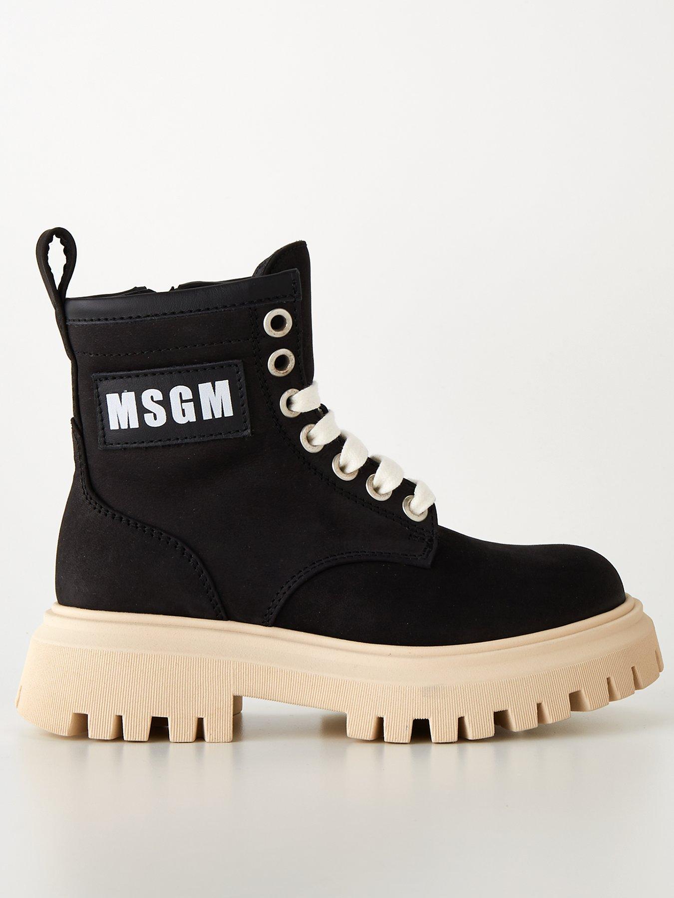 Msgm lace shop up boots