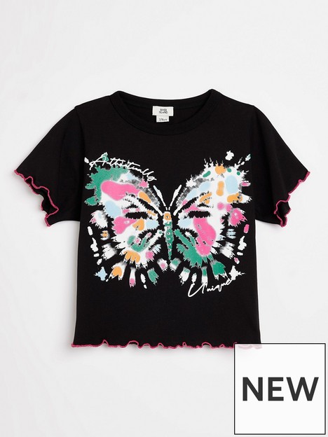river-island-girls-butterfly-tshirt-black
