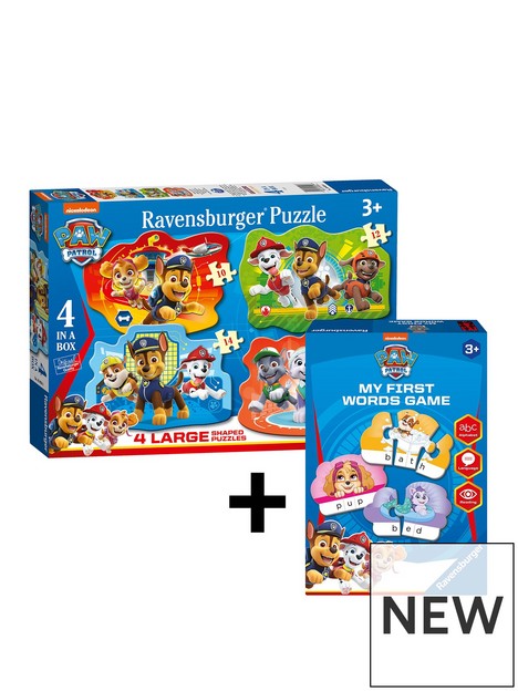 paw-patrol-twin-pack-4-large-shaped-puzzles-my-first-words