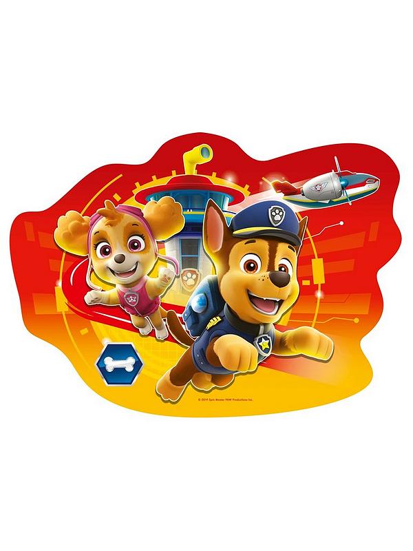 Image 5 of 6 of Paw Patrol Twin Pack - 4 Large Shaped Puzzles &amp; My First Words