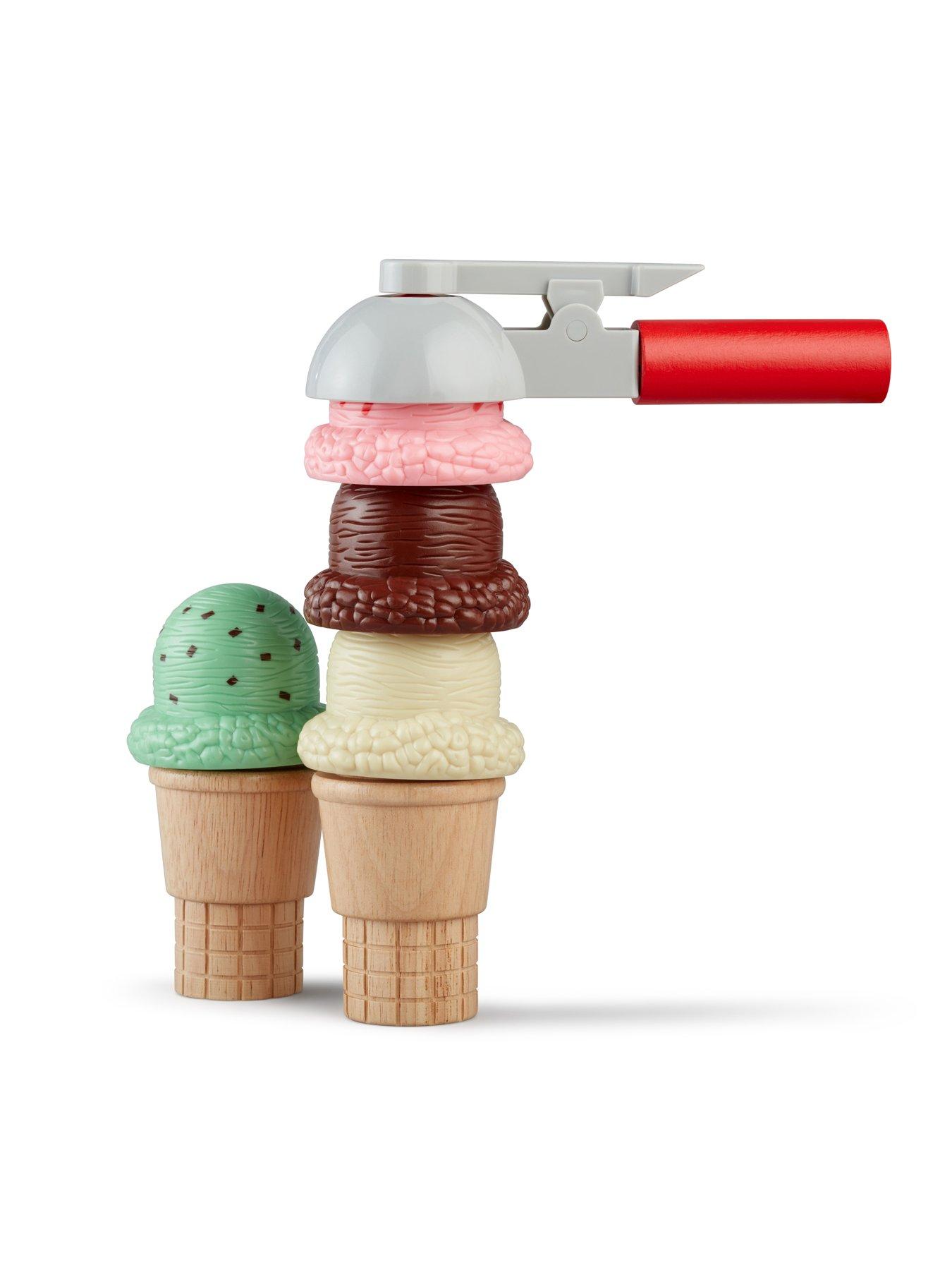 Melissa and doug ice cream 2024 parlor set