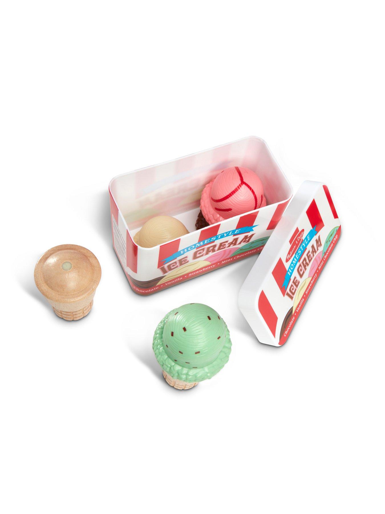 Melissa & Doug Ice Cream Play Set Pretend Play Food Ages 3+ NEW