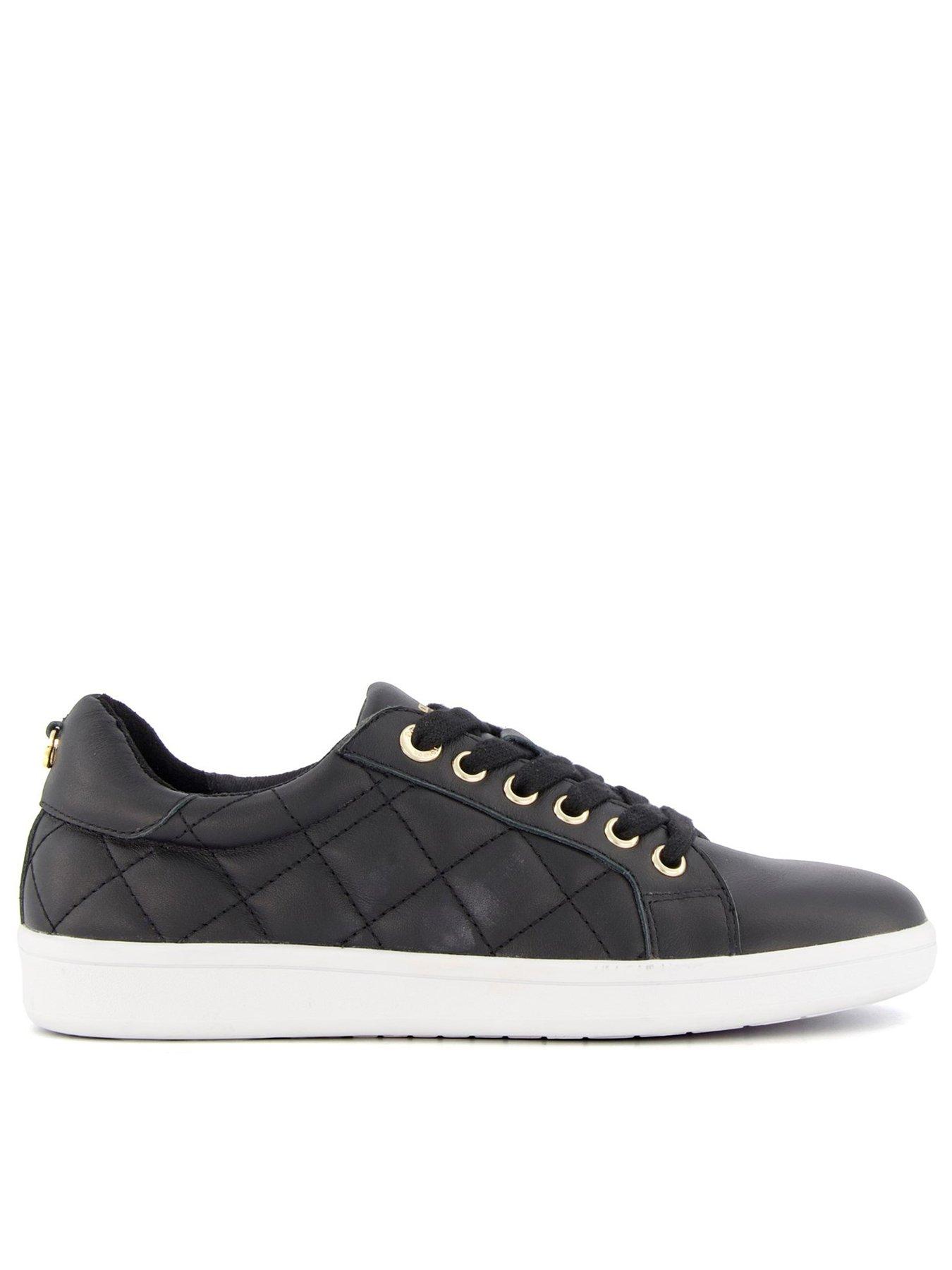 dune quilted trainers